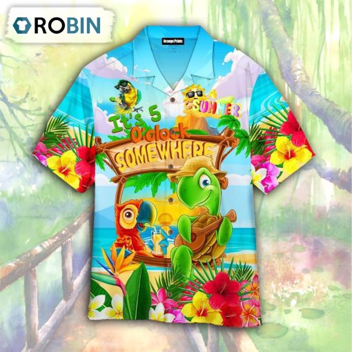 Parrot It’s 5 O’clock Somewhere Hawaii Shirt