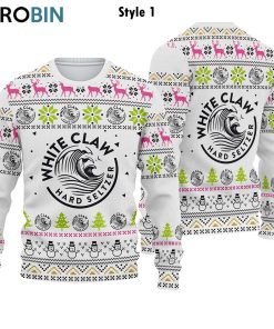 White Claws Ugly Christmas Sweater