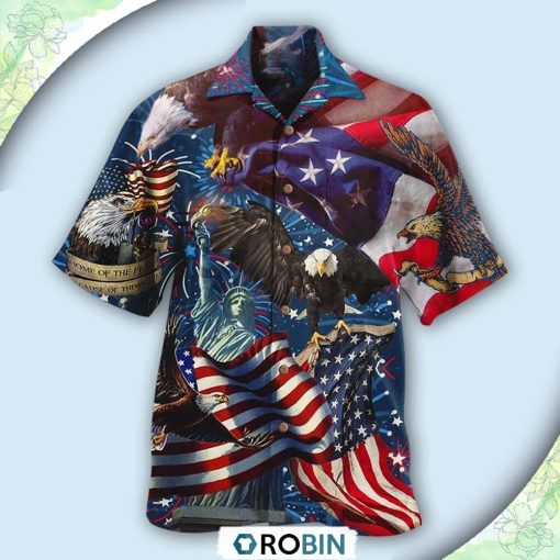 America Eagle Victory Love Hawaiian Shirt, Shirt For Summer