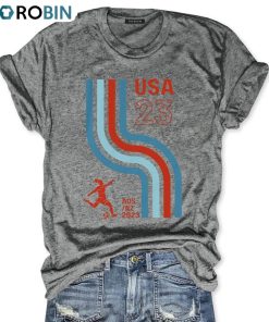 American Women World Cup Soccer Shirt, Us World Cup Crewneck Unisex T-shirt American Women World Cup Soccer Shirt, Us World Cup Crewneck Unisex T-shirt