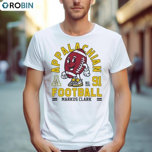 Appalachian State Mountaineers Markus Clark 2023 Ncaa Football Shirt