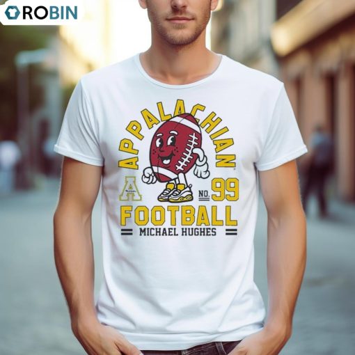 Appalachian State Mountaineers Michael Hughes 2023 Ncaa Football Shirt