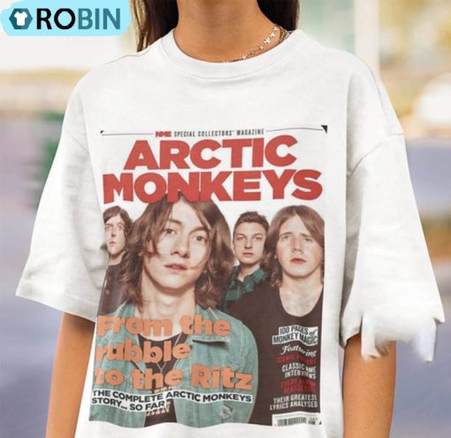 Arctic Monkeys Band Shirt, Arctic Monkeys 2023 Tour Crewneck Unisex T-shirt