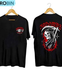 Bad Omen Tour 2023 Shirt, Bad Omen Concert Short Sleeve Long Sleeve