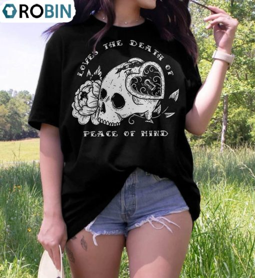 Bad Omens Loves The Death Of Peace Of Mind Shirt, Rock Band Sweater