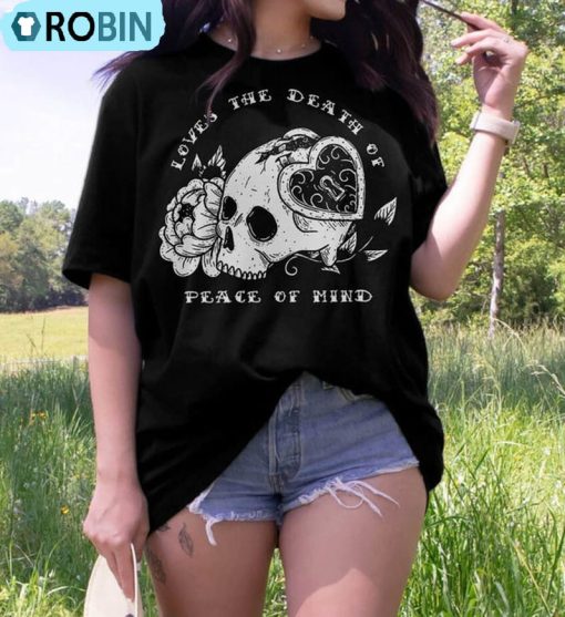 Bad Omens Loves The Death Of Peace Of Mind Shirt, Rock Band Sweater Short Sleeve