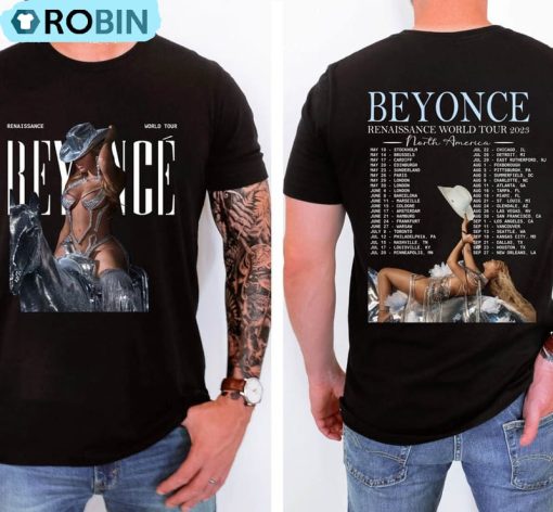 Beyonce Renaissance World Tour 2023 Short Sleeve Tee Tops