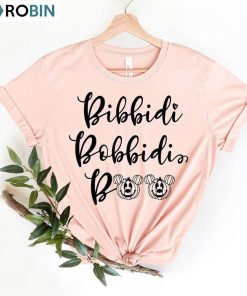 Bibbidi Bobbidi Boo Cute Shirt, Halloween With Pumpkin Unisex T-shirt Long Sleeve