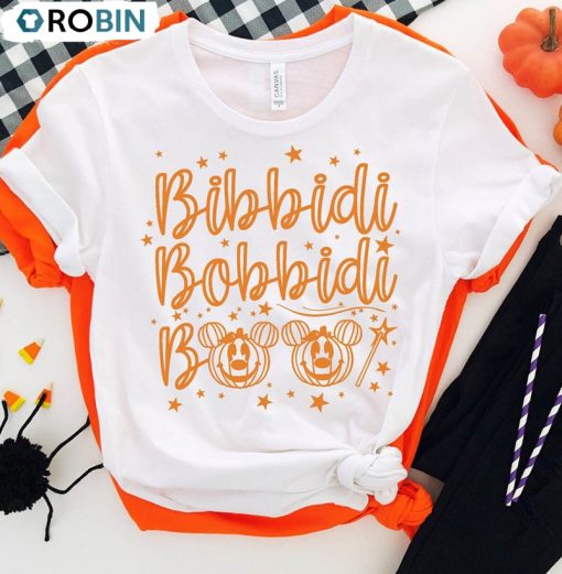 Bibbidi Bobbidi Boo Disney Shirt, Halloween Matching Long Sleeve Short Sleeve