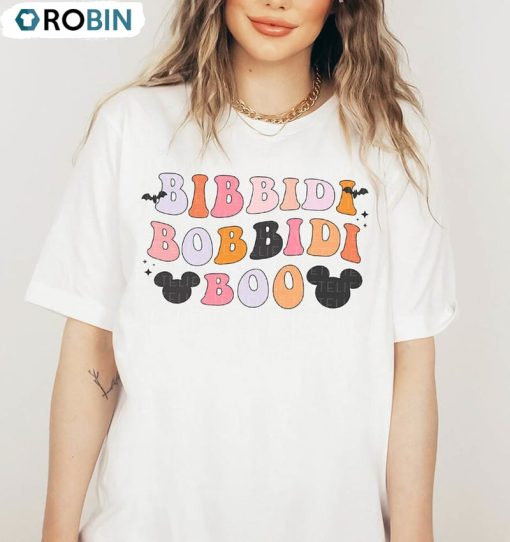 Bibbidi Bobbidi Boo Halloween Shirt, Mouse Ears Vacation Unisex T-shirt