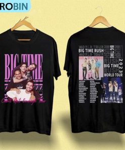 Big Time Rush Trendy Shirt, Music Tour 2023 Crewneck Unisex T-shirt