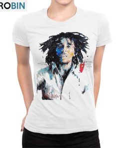 Bob Marley Trendy Shirt, Music Concert Crewneck Unisex T-shirt