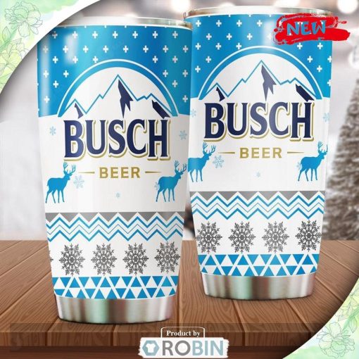 Busch Beer Yeti 20 Oz Blue Premium Tumbler