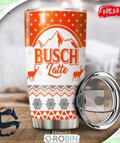 Busch Latte Yeti 20 Oz Orange Premium Tumbler Busch Latte Yeti 20 Oz Orange Premium Tumbler