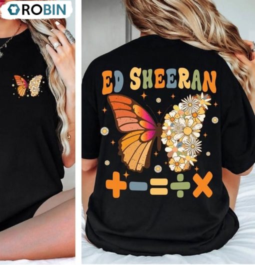 Butterfly Equals Tour Shirt, The Mathematics Ed Sheeran Sweatshirt