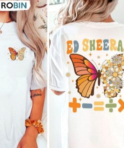 Butterfly Equals Tour Shirt, The Mathematics Ed Sheeran Sweatshirt