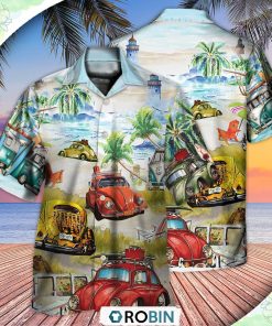 Car Love Beach Cool Style Hawaiian Shirt, Shirt For Summer