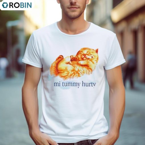 Cat Mi Tummy Hurty Shirt