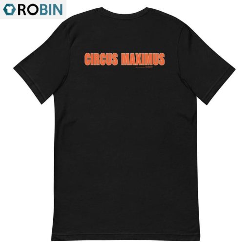 Circus Maximus Shirt, Trendy Short Sleeve Sweatshirt