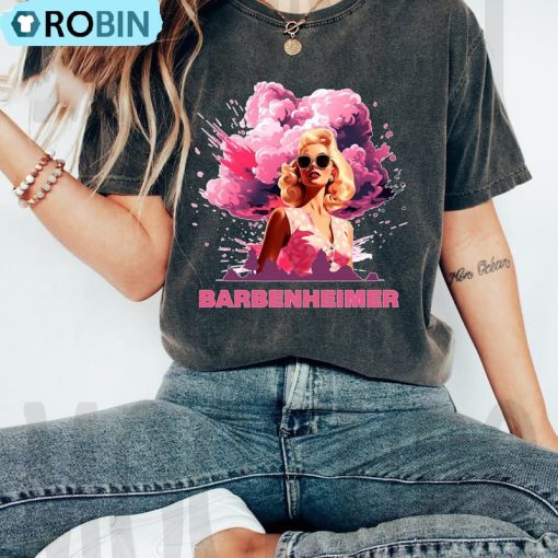 Comfort Barbenheimer Shirt, Margot Robbie Barbie Unisex T-shirt Long Sleeve