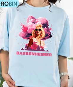 Comfort Barbenheimer Shirt, Margot Robbie Barbie Unisex T-shirt Long Sleeve Comfort Barbenheimer Shirt, Margot Robbie Barbie Unisex T-shirt Long Sleeve