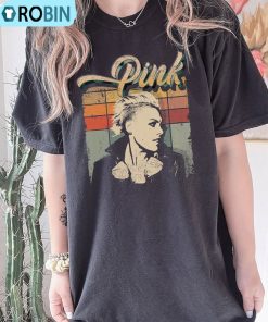 Comfort Pink Summer Carnival Tour Shirt, Retro Pink Singer T Shirt Long Sleeve