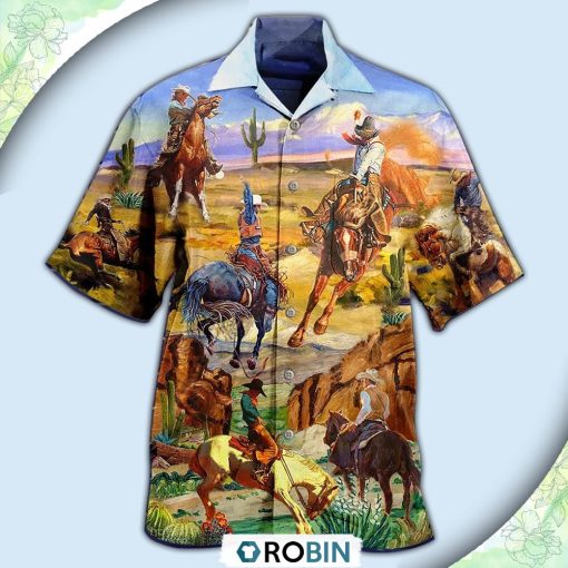 Cowboy Desert Love Life Cool Hawaiian Shirt, Shirt For Summer