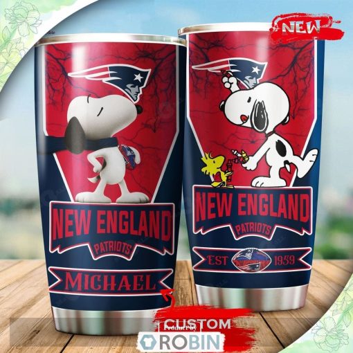 Customize Name New England Patriots NFL Classic Gift For Sport Fan Tumbler