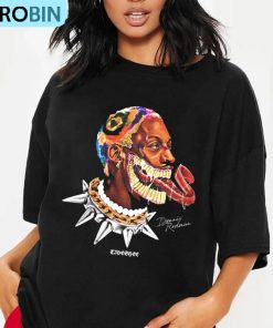 Dennis Rodman Art Acid Shirt, Rodman Rap Sweatshirt Short Sleeve