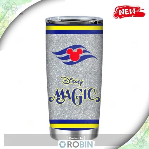 Disney Magic Classic Grey Design Tumbler, Disney Tumbler