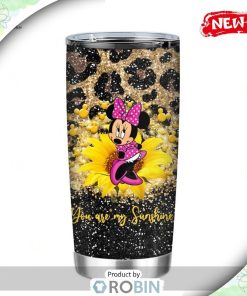 Disney Tumbler – Minnie Mouse You Are My Sunshine Floral Style Tumbler
