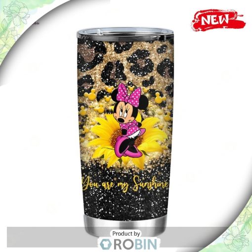 Disney Tumbler – Minnie Mouse You Are My Sunshine Floral Style Tumbler