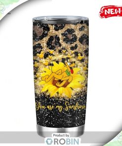 Disney Tumbler – Pluto You Are My Sunshine Floral Style Tumbler