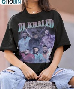 Dj Khaled Vintage Shirt, Dj Khaled Songs Rapper Albums Crewneck Sweatshirt