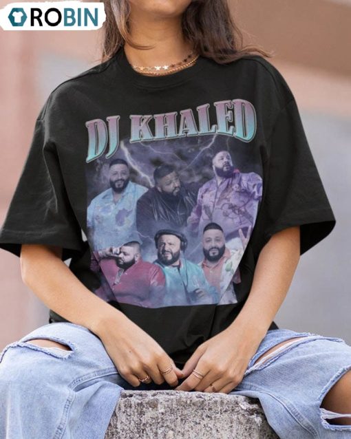 Dj Khaled Vintage Shirt, Dj Khaled Songs Rapper Albums Crewneck Sweatshirt