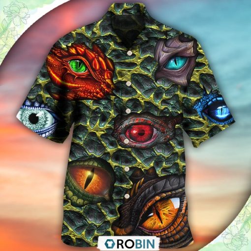 Dragon The Eye Of Dragon Style Hawaiian Shirt, Shirt For Summer
