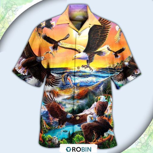 Eagle Spirit Of America Lovely Life Hawaiian Shirt, Shirt For Summer