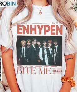 Enhypen Kpop Music Shirt, Dark Blood Album Short Sleeve