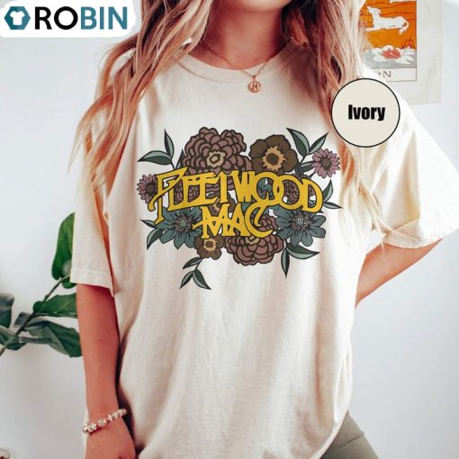 Fleetwood Mac Comfort Shirt, Rock Band Crewneck Tee