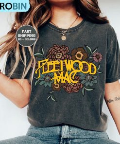 Fleetwood Mac Comfort Shirt, Rock Band Crewneck Tee Tops