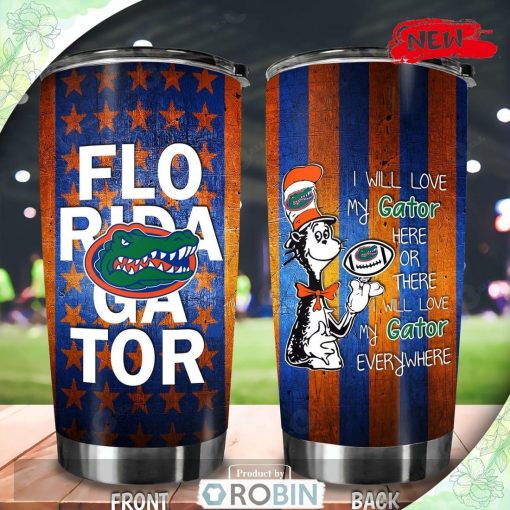 Florida Gators Seuss Funny Design Gift For Football Fan Tumbler