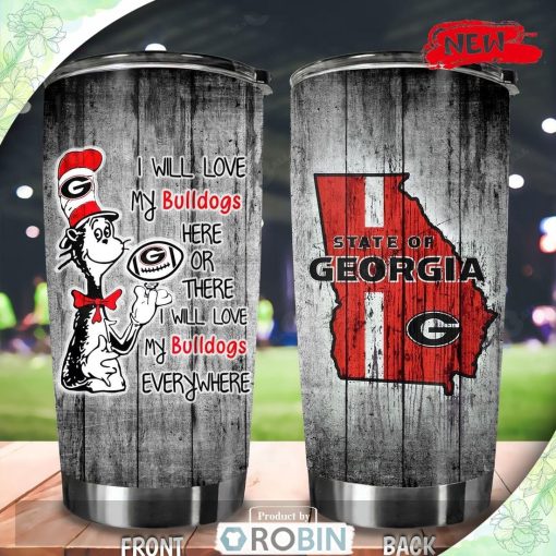 Florida Georgia NFL Football-Seuss Gift For Fan Tumbler