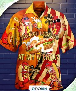 Food Are You Looking Funny Hawaiian Shirt, Shirt For Summer