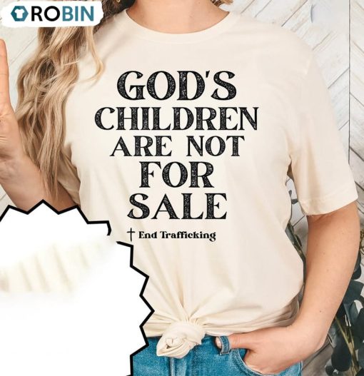God’s Children Are Not For Sale Shirt, Christian Religious Unisex T-shirt Tee Tops