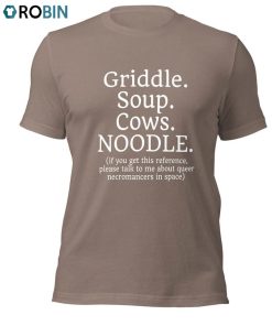 Griddle Soup Cows Noodle Shirt, The Locked Tomb Unisex T-shirt