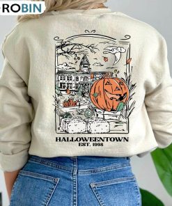 Halloweentown University Sweatshirt, Halloween Town Pumpkin Crewneck Long Sleeve Halloweentown University Sweatshirt, Halloween Town Pumpkin Crewneck Long Sleeve