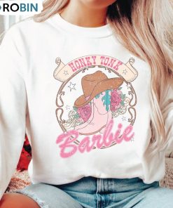 Honky Tonk Barbie Shirt, Barbie Girls Tee Tops Short Sleeve
