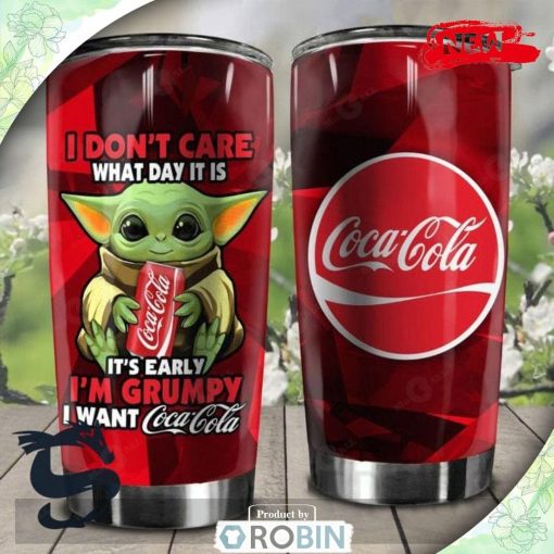 I Am Grumpy I Want Coca Cola Red Premium Tumbler