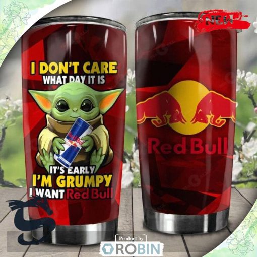 I Am Grumpy I Want Red Bull Red Premium Tumbler