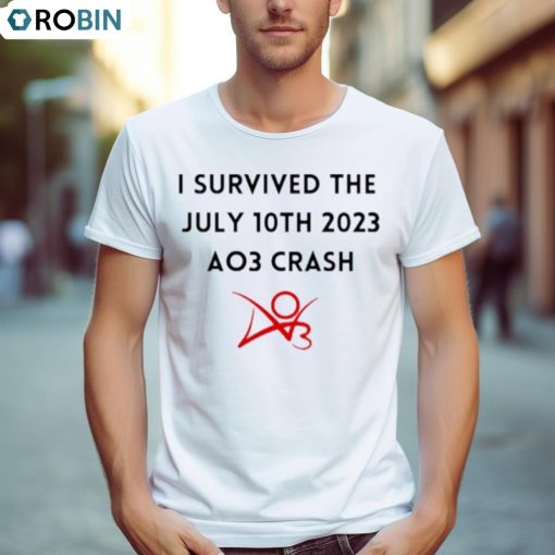 I Survived The July 10th 2023 Ao3 Crash Shirt
